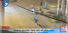 Un hombre fue asesinado a puñaladas en presencia de serenos del Callao en La Perla