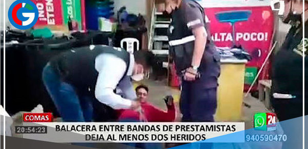 Se desata balacera en Comas por parte extranjeros