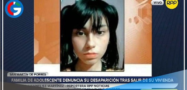 Familia pide ayuda para ubicar a menor de 12 años