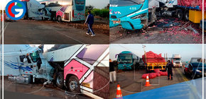 Robo de costales de cebolla en plena Panamericana norte en Trujillo