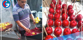 México: Vendedor prepara más de mil manzanas acarameladas y le cancelan pedido