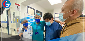 Bebé milagro se reencuentra con sus salvadores