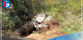 Dos personas fallecieron y siete resultaron heridas en un accidente de tránsito