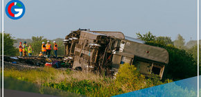 E.E.U.U.: Al menos 3 muertos por el descarrilamiento de un tren en el estado de Misuri