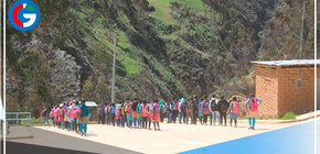 Alumnos se desvanecen por falta de alimentación en colegio de Pamparomás en Áncash