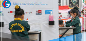 Instalan estaciones de lavado de manos en colegios para prevenir covid-19