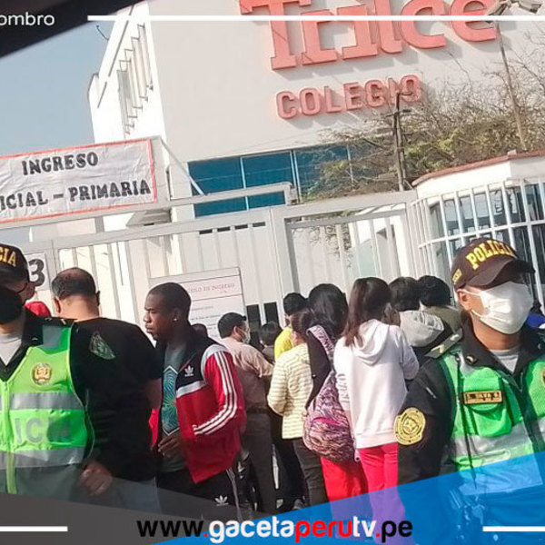 Reportan posible tiroteo en Colegio Trilce en los Olivos