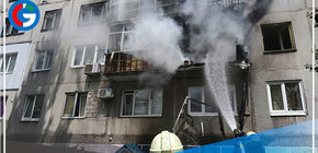 Buscan supervivientes tras bombardeo ruso en Ucrania