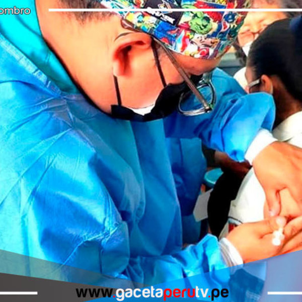 Áncash alcanza el 71.8 % de cobertura en vacunación a niños de 5 a 11 años 