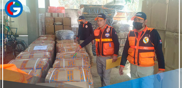 Indeci entregó ayuda humanitaria a los afectados de Chavín