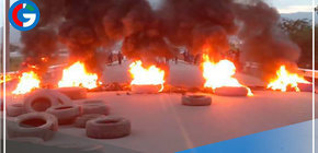 Transportistas en Lambayeque queman llantas y bloquean Panamericana Norte