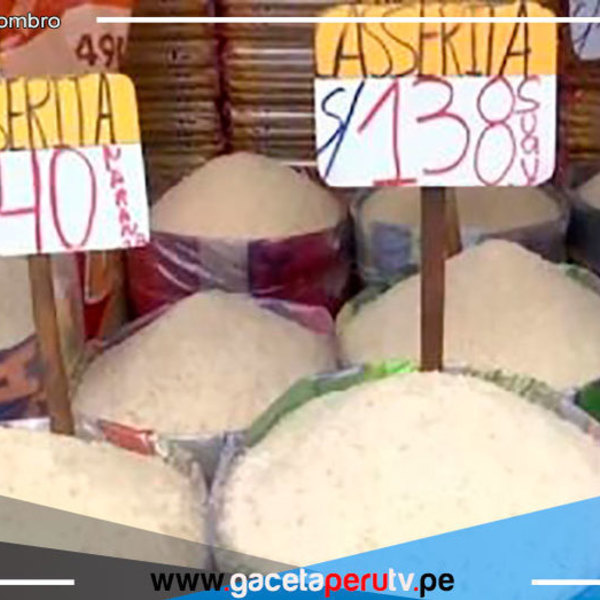 Mercado Caquetá crece el precio del arroz entre 4 a 5 soles mas