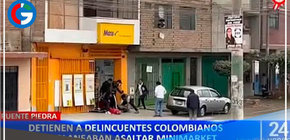Dos delincuentes extranjeros cayeron mientras robaban un minimarket