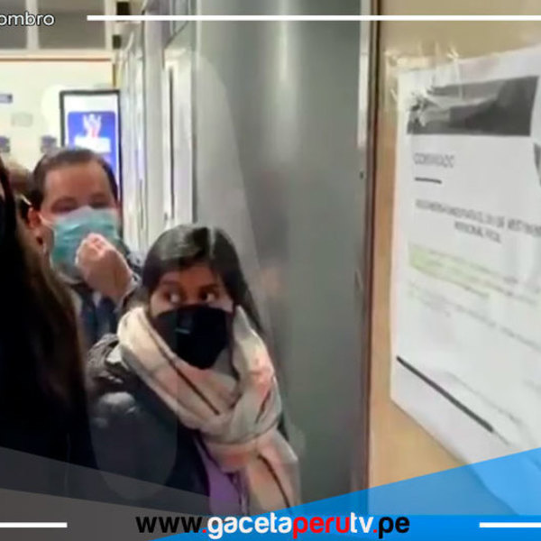 Cuñada del presidente Pedro Castillo, se entregó a las autoridades del Ministerio Público