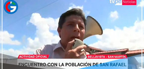 Presidente Castillo: “Salen en la gran televisión, y entrevistan gente que no conoce el país”