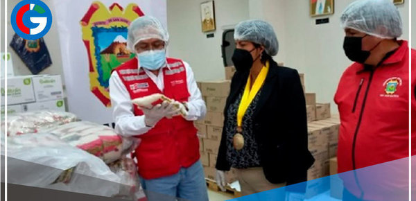 Ayacucho: Entregan alimentos para atención de ollas comunes en San Juan Bautista