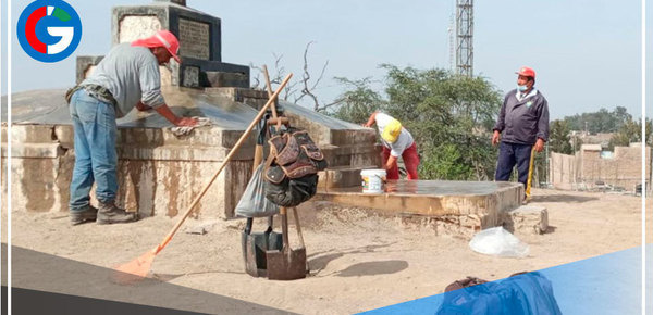 Recuperan sitio arqueológico de carácter funerario en Tumán 