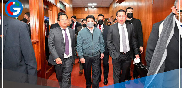 Presidente Castillo acudió al Ministerio Público para diligencia ante Fiscal de la Nación