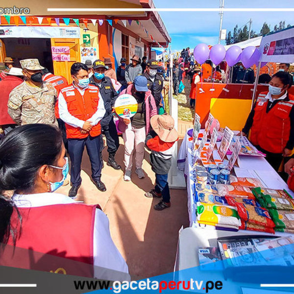 Familias de Apurímac accederán a más de 2500 atenciones del Estado en tercera caravana del Midis