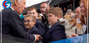 Carlos III llegó a Irlanda del Norte en su 1era visita como rey