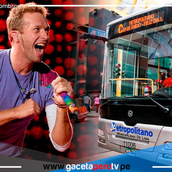 El Metropolitano y los Corredores anunciaron su servicio especial para los que asistan al concierto de Coldplay
