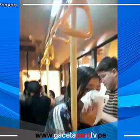 Pasajeros del Metropolitano fueron afectados por bombas lacrimógenas |  Gaceta Perú TV