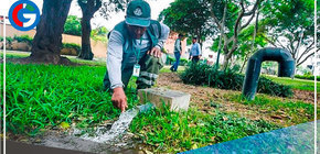 San Isidro: Retoman riego tecnificado en 31 parques y plazas