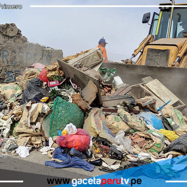 Más de 1500 toneladas de basura y desmonte retiraron en Comas