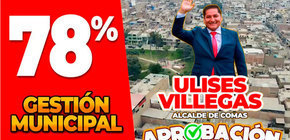Alcalde de Comas, celebra el rotundo apoyo de su Comunidad con un 78% de Aprobación