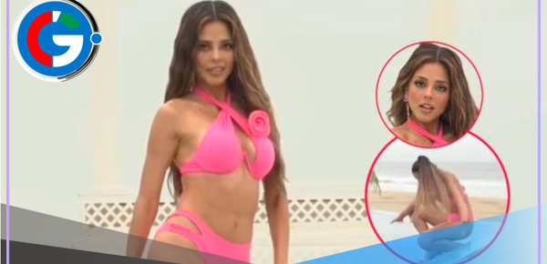 Luciana Fuster desfiló en traje de baño en el Miss Grand 