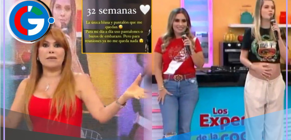 Magaly da con palo a Brunella por su apariencia estando embarazada 