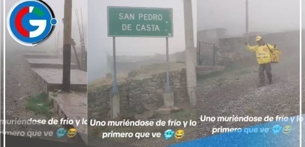 Heladero deja en 'shock' a usuarios al aparecer en cerro con neblina 