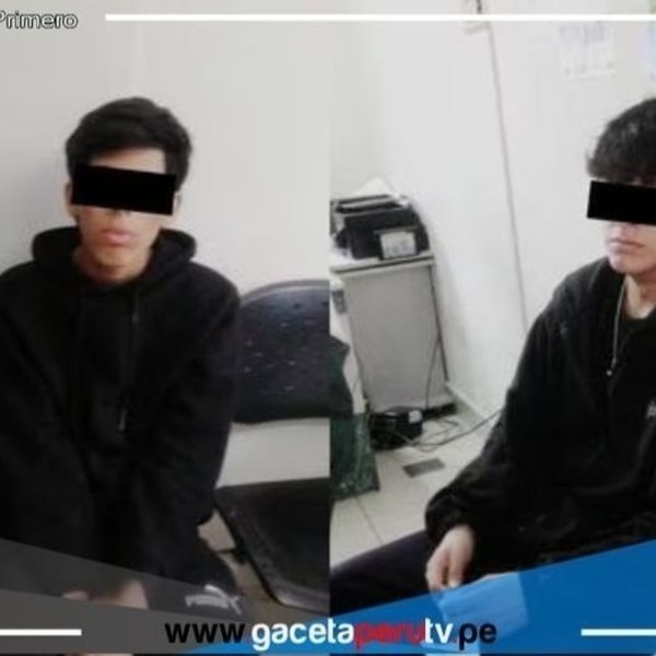 Menores de edad son detenidos por la policía tras intentar robar con arma blanca