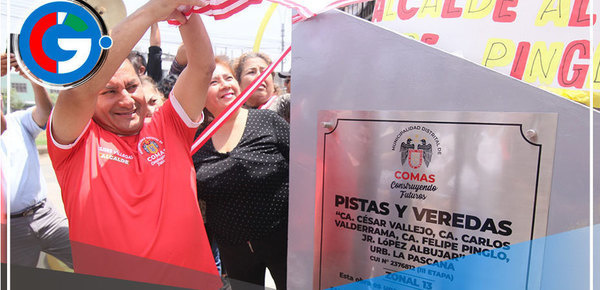 Comas lidera en ejecución de inversión pública en Lima Norte