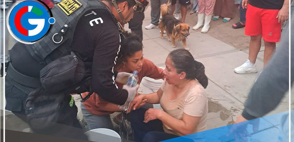 Rápida respuesta de paramédicos y bomberos en incendio por accidente con balón de helio