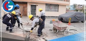 Municipalidad de La Victoria realiza trabajos de bacheo en la cuadra 2 del jirón Héctor Arellano