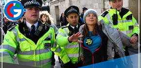 Ecologista Greta Thunberg detenida en Londres