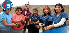 Jóvenes miraflorinos con habilidades diferentes conocieron técnicas antiguas de edificación en la Huaca Pucllana