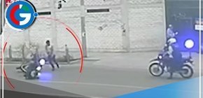 Delincuente roba S/6.000 a madre de familia y dispara a 2 serenos al intentar huir