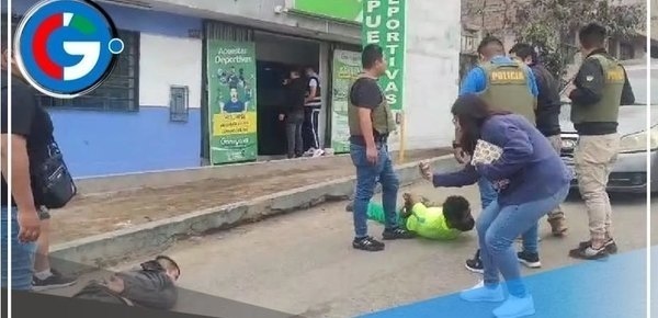 Extorsionadores dejan granada en un local de apuestas y son capturados minutos después 