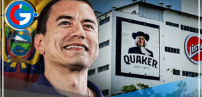 La relación entre la franquicia Quaker y su conexión con el presidente de Ecuador, Daniel Noboa