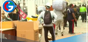 Ochenta familias que estaban alquilando habitaciones en un edificio hipotecado fueron desalojadas