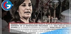 Extienden investigación a Dina Boluarte por crímenes en protestas durante 8 meses