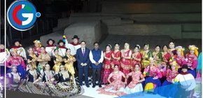 Alcalde de la Victoria y embajador de la India, unen culturas en la Huaca Santa Catalina