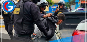 Serenos de Comas frustran intento de robo de cables en operativo motorizado