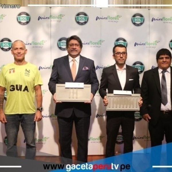 Miraflores presentó sistema de baldosas podotáctiles