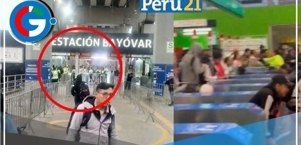 Usuarios causan daños al mobiliario de Estación Bayóvar tras un problema en el sistema de ingreso