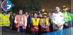 Municipalidad de Ate realiza rondas mixtas en Huaycán para mejorar la seguridad ciudadana