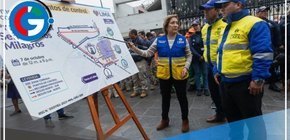 Seguridad garantizada en recorridos del Señor de los Milagros 