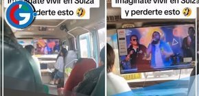 Bus con televisor recorre las calles del Perú